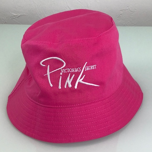 PINK Victoria’s Secret Bucket hat adult size OSFM NWOT - Picture 13 of 14